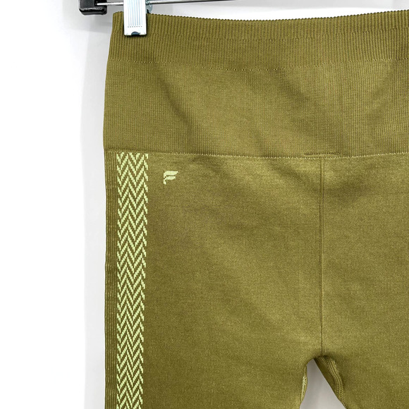 Fabletics High-Waisted Seamless Check Legging Size Small Thyme/Cool Mint Green - Picture 12 of 14